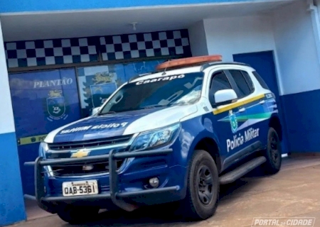 Homem é preso após dar tapa em companheira e atacar carro com barra de ferro em Caarapó>
