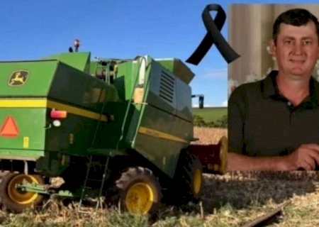 Agricultor morre eletrocutado ao fazer manutenção de colheitadeira em MS>