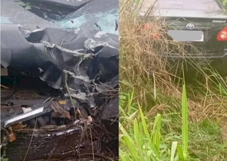 Jovem de 19 anos morre em colisão frontal e motorista de Corolla é procurado>