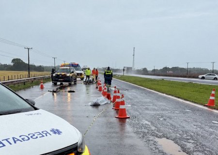 Morador de Dourados morre em acidente de moto na BR-163>