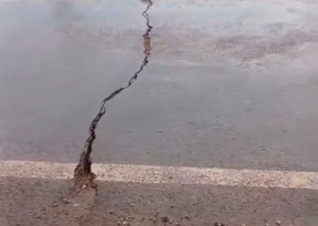 Dnit monitora ponte em F&aacute;tima do Sul ap&oacute;s aparecimento de rachadura