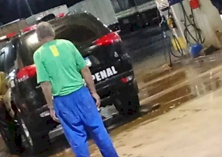 Homem de 57 anos é preso embriagado com viatura da Polícia Penal na BR-163
